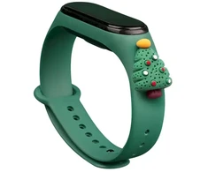 Fusion Accessories Fusion Xmas Christmas Tree 2 for Xiaomi Mi Band 5 | Mi Band 6 žalias