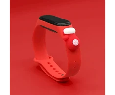 Fusion Accessories Fusion Xmas Glove for Xiaomi Mi Band 3 | 4 red