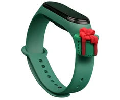 Fusion Accessories Fusion Xmas Present for Xiaomi Mi Band 5 | Mi Band 6 žalias