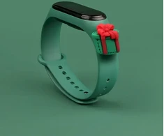 Fusion Accessories Fusion Xmas Present for Xiaomi Mi Band 5 | Mi Band 6 žalias