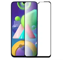 Fusion Accessories Fusion full glue 5D grūdintas stiklas pilnai uždengtas rėmeliu Samsung Galaxy A03S juodas