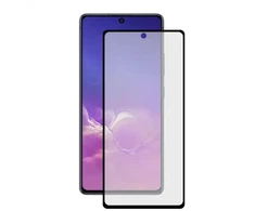 Fusion Accessories Fusion Full Glue 5D grūdintas stiklas visiškai uždengtas rėmeliu Samsung G770 Galaxy S10 Lite | A915 Galaxy A91 juodas