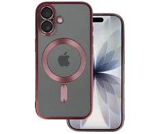Fusion Accessories Topt Metalinis Magsafe dėklas skirtas iPhone 17 rožinės spalvos