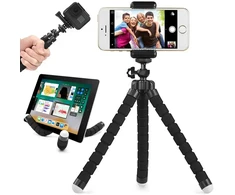 Fusion Tripod Flexible phone holder tripod juodas