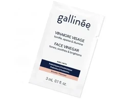 „Gallinee“, „Microbiome Skincare“, obuolių sidro actas, tonizuoja / ramina ir skaistina, tonikas losjonas veidui, 3 ml *mėginėlis moterims
