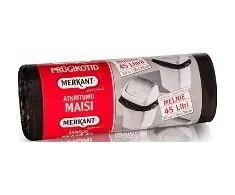 Šiukšlių maišai LDPE Merkant 20vnt./45l/55x70/juodi