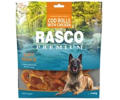 Rasco Premium tresčí rolky obalené kuřecím masem 500g