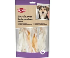 Trixie Triušio ausys su kailiu, skanėstas šunims, 100 g