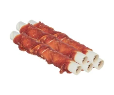 Gardums suņiem - Trixie Denta Fun lazdelės su anties ir vištienos kepenėlėmis, 12 cm, 35 g (100 vnt.)