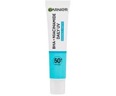Garnier Grynas aktyvus BHA + niacinamidas Dieninis UV odos defektų šalinantis fluidas Kreminis