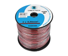 Cabletech Kolonėlių kabelis CCA 0.50mm 100m