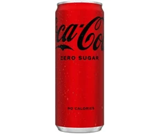 Gāzēts dzēriens COCA COLA Zero, bundžā, 0.33l (DEP)