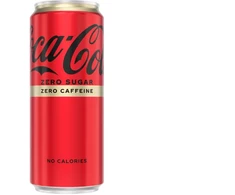 Gāzēts dzēriens COCA COLA Zero Caffeine, bundžā, 0.33l (DEP)