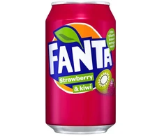 Gāzēts dzēriens FANTA Strawberry Kiwi, bundžā, 0.33l (DEP)
