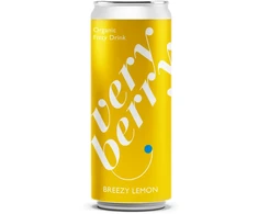 Gāzēts dzēriens VERY BERRY Breezy Lemon, bundžā, 0.33l (DEP)