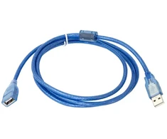 Gembird Fusion USB 2.0 ilgintuvas 1,3 m su ferito žiedu (mėlynas)