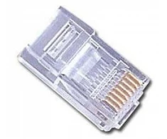 GEMBIRD PLUG3UP6/10 Gembird modulinis LAN kištukas 6u auksiniu dengtas - komplekte 10 vnt., kietieji laidai