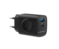 „Gembird 2-in-1“ 20 W „Apple Watch“ ir telefono greitasis įkroviklis | TA-UC-PDQCW20-01-BK