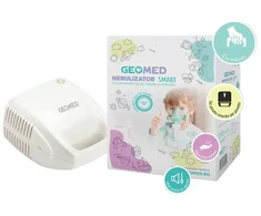 Geomed Nebulizers With Compressor &amp; Compact Design Electric Adult Mask Child Mask Mouthpiece Air Tube &amp; Medication Cup