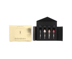Gift Set Yves Saint Laurent Couture Chalks Kreminis Lipstick &amp; Lūpų blizgis 4.4g each Le Rouge Le Noir Le Nude Le Cuivre, 4 vnt. 17.6 g