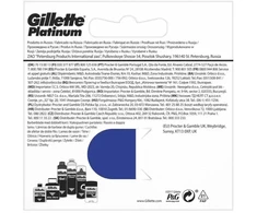 Gillette Platinum Refill 5 vnt