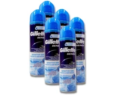 Gillette Sensitive serijos gaivusis skutimosi gelis su eukaliptu – 200 ml