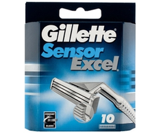 Gillette Sensor Excel Keičiami peiliukai 10ml savaiminio įdegio kremas veidui Vyrams