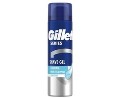 „Gillette“ vėsinamasis skutimosi gelis „Series Sensitiv e Eucalyptus“ (vėsinamasis skutimosi gelis), 200 ml