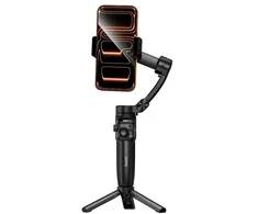 Gimbal with 3-axis stabilization and remote control Hoco K91 juodas