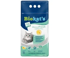 Gimborn Smiltis kaķu tualetēm - Biokats Bianco Fresh, 10 L