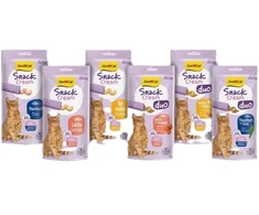 Gimborn Gardumi kaķiem - GimCat SNACK CREAM plus+ Kitten TUNA &amp; ZUCCHINI 6 X 15 G