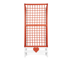 GIOSTYLE Drabužių džiovyklė Love balta oranžinė 180x56x96cm