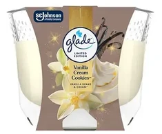 Glade Vanilla Kreminis Cookies kvapioji žvakė 112 g