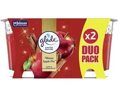 Glade šiltų obuolių pyrago kvapiųjų žvakių rinkinys, 2 x 112 g