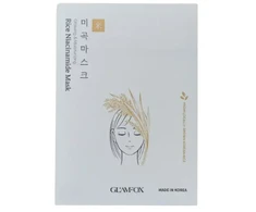 Glamfox Rice Niacinamide Glow Moisturising Sheet Mask For Face, 23 ml