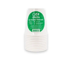 Jetworld Gogreen Akiniai ekologiški Go Žalias 250ml 10 vnt. baltas