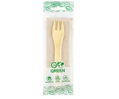 Gogreen Compostable picnic set (fork, napkin) Go Žalias / 0,01kg