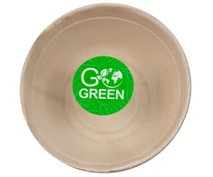 Gogreen Compostable sugar cane bowls 1100ml 5 pcs/0,16kg