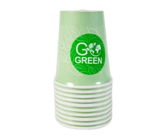 Bayer Design Gogreen Ekologiškos stiklinės "Go Žalias" 350ml 10 vnt 0,10 kg