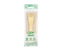 One Fitness Gogreen Kompostuojamas iškylų ​​​​rinkinys (šakutė, servetėlė) Go Žalias | 0,01kg
