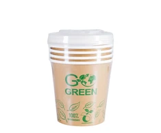 Leifheit Gogreen Kompostuojami maisto indai su dangteliais Go Žalias, 700ml, 5 vnt., 0,115kg