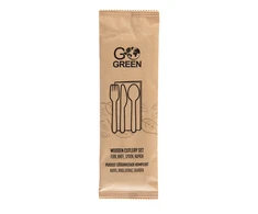 One Fitness Gogreen Medinių stalo įrankių rinkinys Go Žalias.