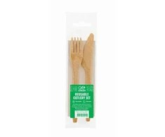 Gogreen Reusable cutlery set Go Žalias