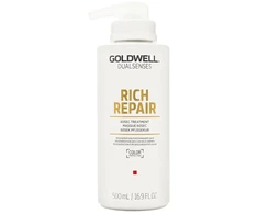 Goldwell Dualsenses Rich Repair 60 sekundžių plaukų priežiūros priemonė 500 ml, permatoma