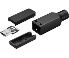 Goobay Kištukas micro-USB B tipo kabelinis, lituojamas