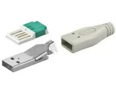 Goobay Kištukas USB A tipo kabelinis su apsauga
