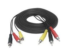 "Goodbuy" 3-RCA-3-RCA kabelis| 1,2 m | juodas