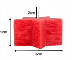 GoodBuy Christmas candle Raudona Star medžio 1 pcs | 5h