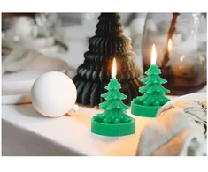 GoodBuy Christmas candle Žalias Christmas medžio 1 pcs | 5h