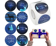 GoodBuy Christmas stickers for gifts 500 pcs